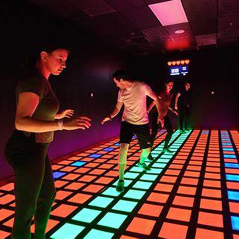 Activate Game Led Floor 30x30cm Interactive Light Active 99 Game Interactive Led Dance Floor Factory 1