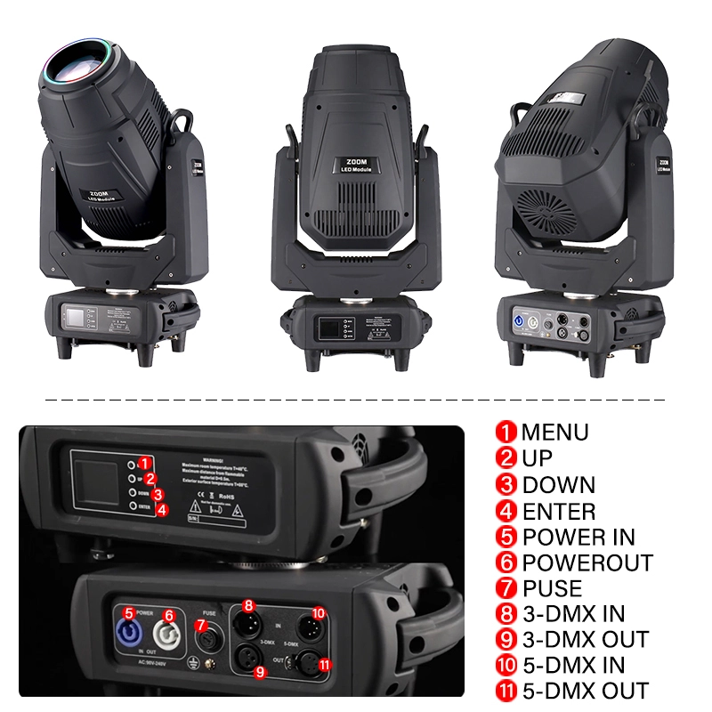 Marslite American Dj Moving Head 100V~240V ACDistributor 6