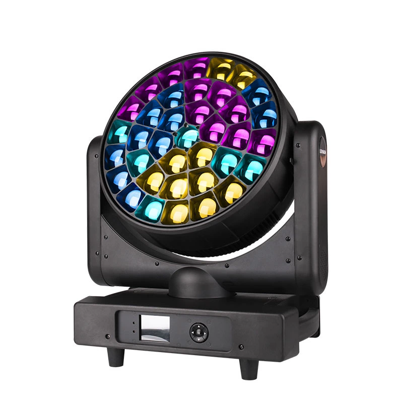 37x40w Big Bee Eye cabeza móvil DJ concierto Ecclesia eventos etapa luz RGBW Led Zoom lavado luz con cabezal móvil 1