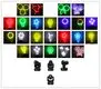 rgbw 7pcs 4in1 moving head dj lights Marslite Brand 8