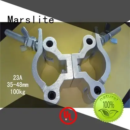 Marslite signal led stage spotlights white clamp for connecting 1