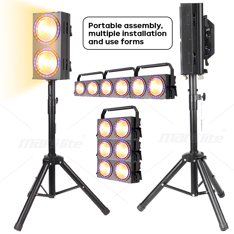 200W ambre + blanc chaud 2 œil light feux combinable ledable audacieux light light effets ling strobe strobe dj concert phare lumières 5