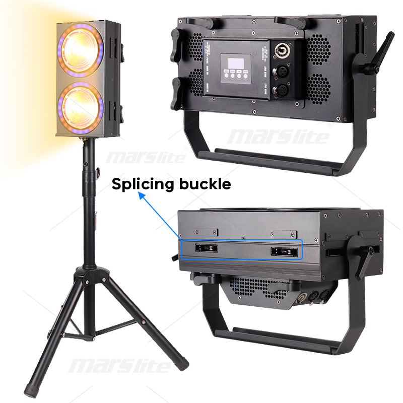 200W ambre + blanc chaud 2 œil light feux combinable ledable audacieux light light effets ling strobe strobe dj concert phare lumières 6