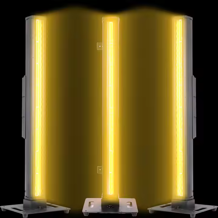 8pcs 30w LED stroboscope léger bar IP66 étanche à la barre de pixel LED LED LUMIÈRE CHAUD BLANC + AMBER BLIND DJ Concert Strobol 1