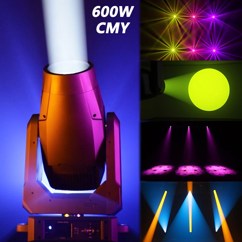 600W Led CMY Moving Head BSW Beam Spot Wash 3in1 CMY CTO Sharpy Light Moving Head Pro Theater Church DJ Stage Lighting Equipment 1