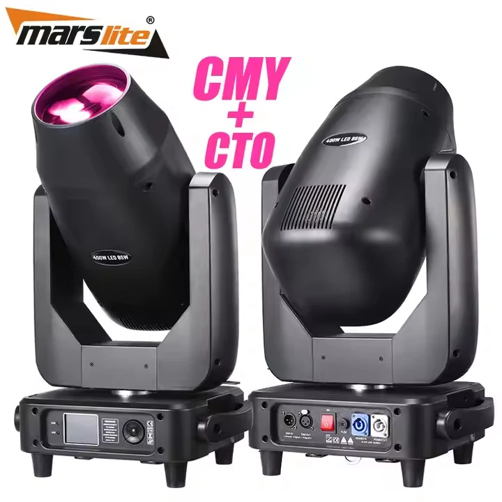 Marslite Moving Heads 400w CMY Moving Head CMY CTO Led Beam Moving Light Beam Spot Wash 3In1 Moving Head Lights Dj Stage Lights 1