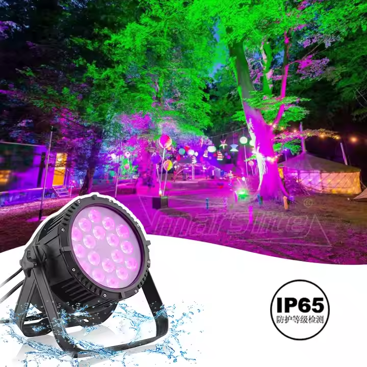 Marslite 18x18W RGBWA UV 6in1 wasserdichte LED -LED Par 6