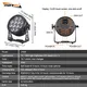 Par Can Lights 216W LED Par Light Series Wholesale - Marslite 6