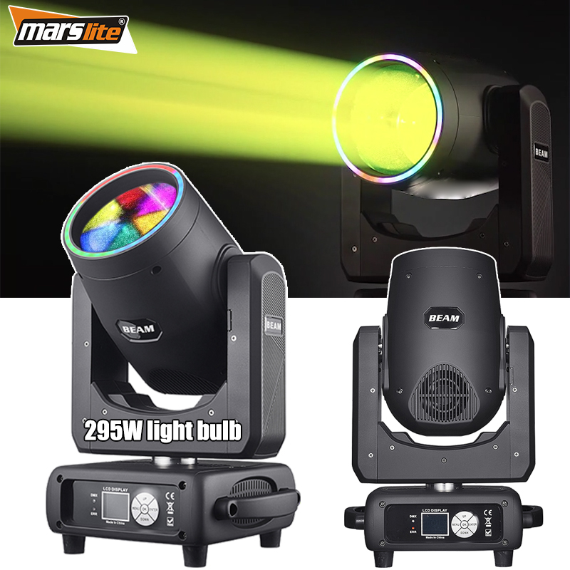 Mini Beam 14r 295w Moving Head Licht Ringeffekt DJ Disco Bühnenbeleuchtung Mini Beam 295w Moving Head Konzert Lyre Beam 295 3 Prisma 2