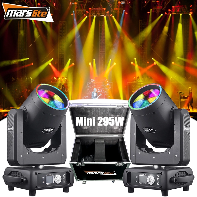 Mini Beam 14r 295w Moving Head Light Ring Effect DJ Disco Stage Lights Mini Beam 295w Moving Head Concert Lyre Beam 295 3 Prism 1