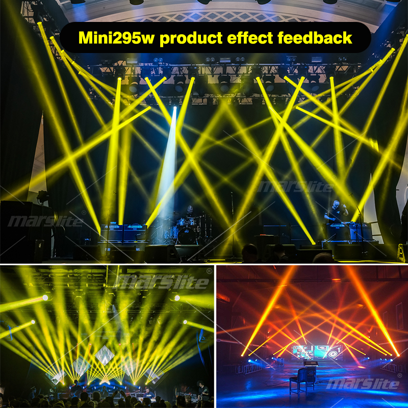 Mini Beam 14r 295w Moving Head Licht Ringeffekt DJ Disco Bühnenbeleuchtung Mini Beam 295w Moving Head Konzert Lyre Beam 295 3 Prisma 7