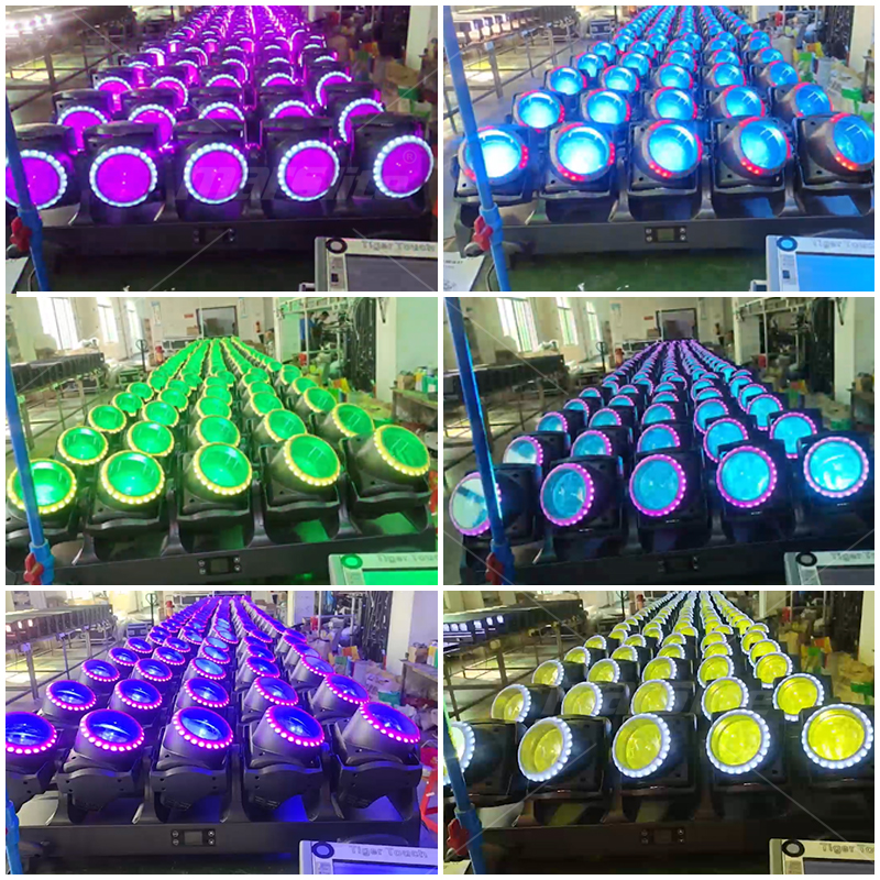 5x120W Moving Head Bühnenscheinwerfer RGBL 5x120W LED Moving Head Scheinwerfer mit Zoom Luces LED DJ LED Moving Head Scheinwerfer Bühnen-Disco-Beleuchtung 6