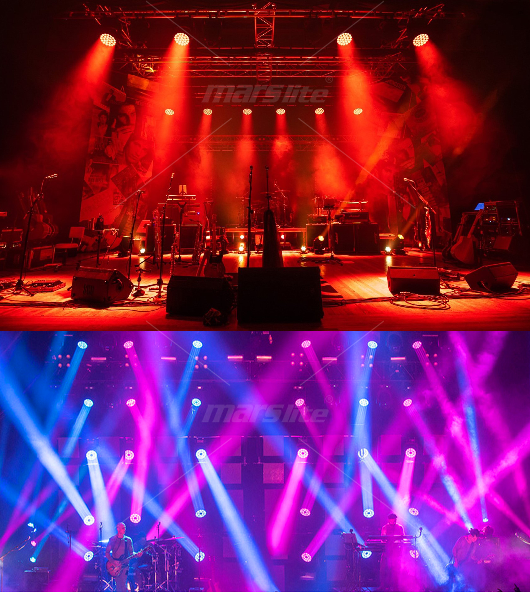 Projecteur disco à tête mobile Marslite Zoom Wash 7x60w LED, projecteur à tête mobile 7x60w Bee Eye LED Wash pour concerts et DJ. 7