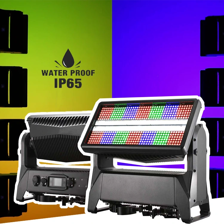 Professional stage light strobe Wash IP65 waterproof strobe light 1800w rgb led moving strobe dmx521 for DJ disco stage Concert 1