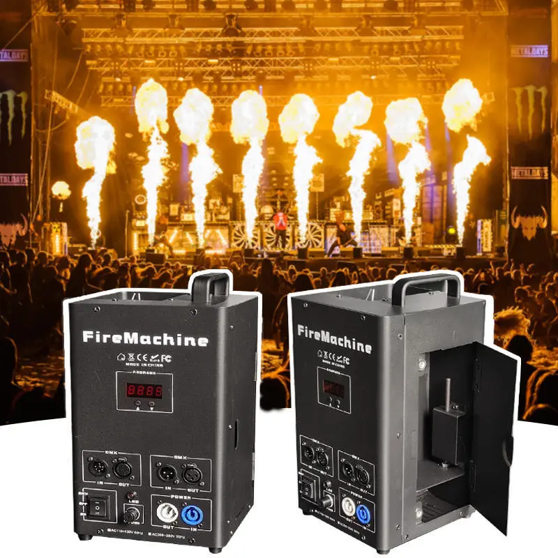 DMX Fire Machine Event Wedding Dj Club 200w Fire Sparkler Machine Flame Machine 1