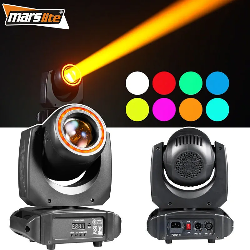 Marslite 120W LED Moving Head Light Luces LED DJ Cabeza Movil Mini Sharpy Beam Moving Head Light Disco Stage Lights Concert Party 1