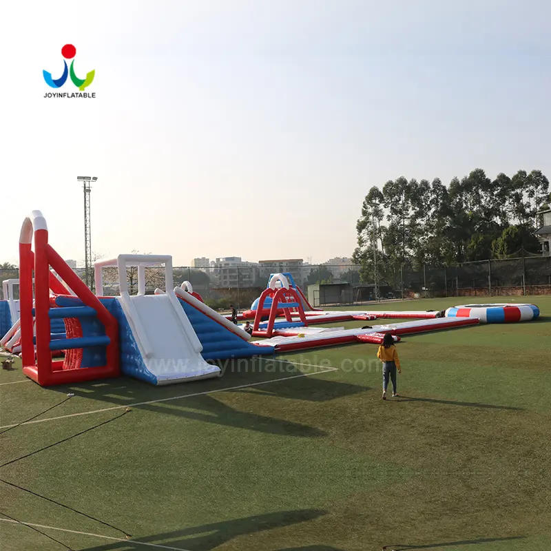 Customizedinflatable Floating Water Park for Birthday Parties 34*30M (111.55*98.43*9.85 Ft ) Or Customized EXW / FOB / CFR/ CIF 4