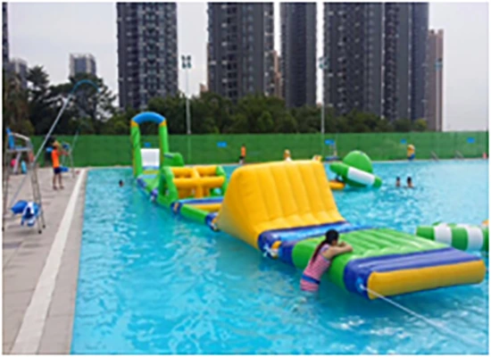 JOY inflatable trampoline water park with good price for outdoor 3