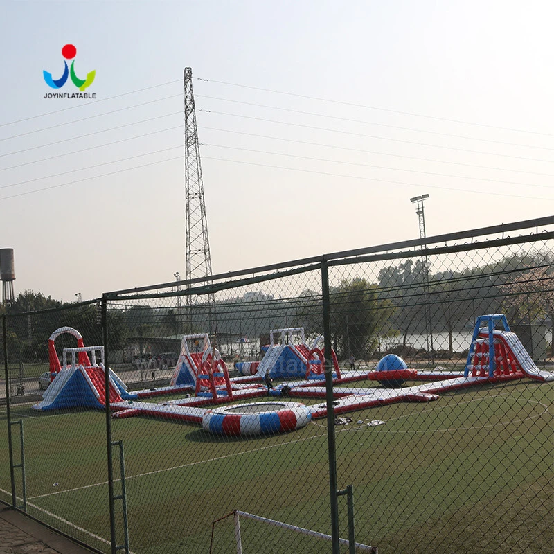 JOY inflatable trampoline water park with good price for outdoor 6