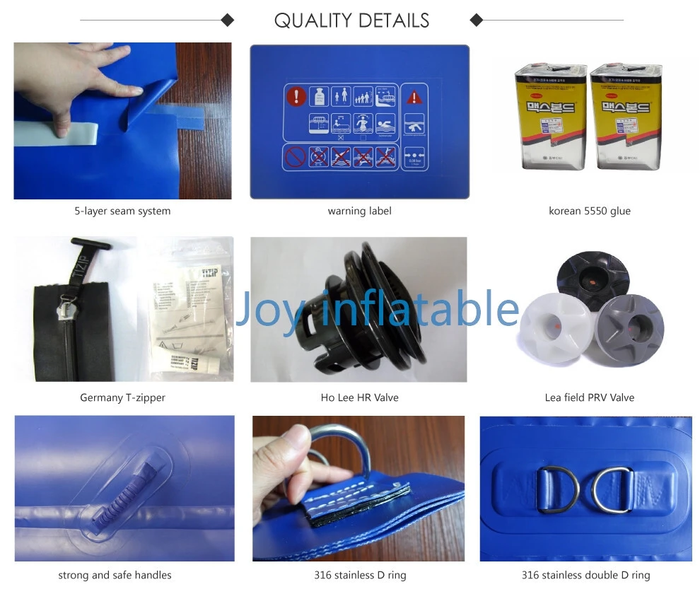 JOY inflatable trampoline water park with good price for outdoor 9