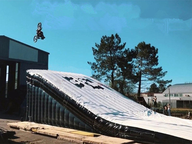 JOY Inflatable Professional bmx ramps factory for outdoor 3