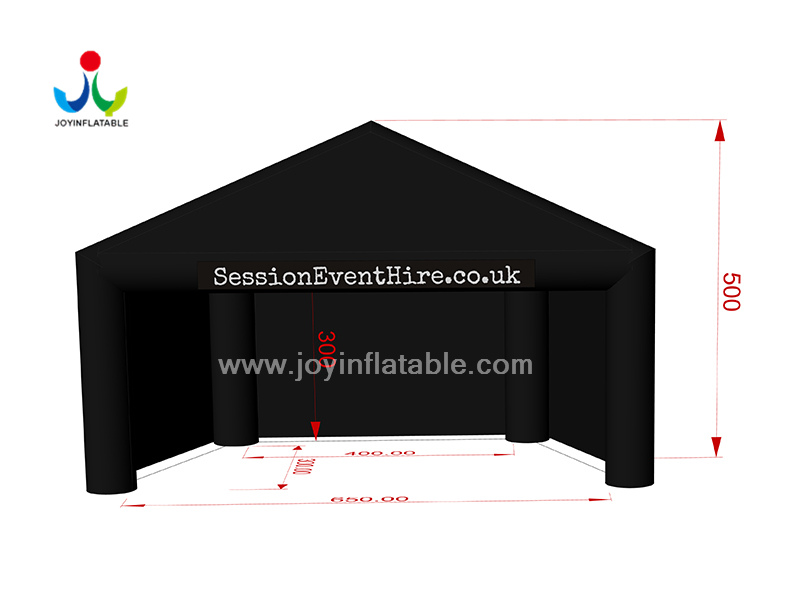 Carpa inflable con toldo para películas al aire libre