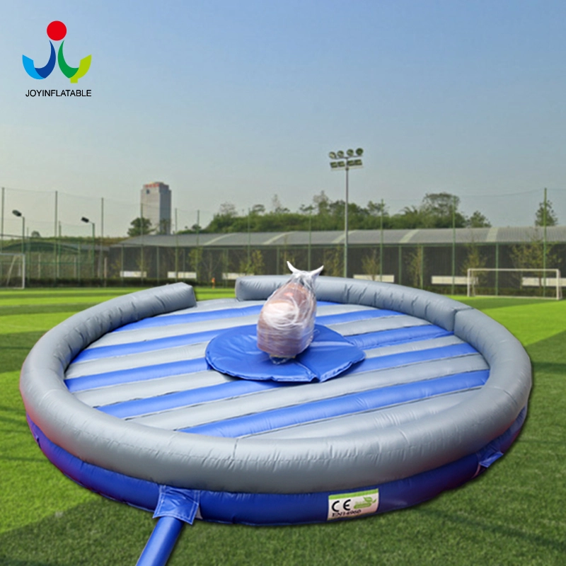Outdoor Inflatable Mechanical Bull Mattress And Blower / Bull Riding Machine Crazy Rodeo Bull 1