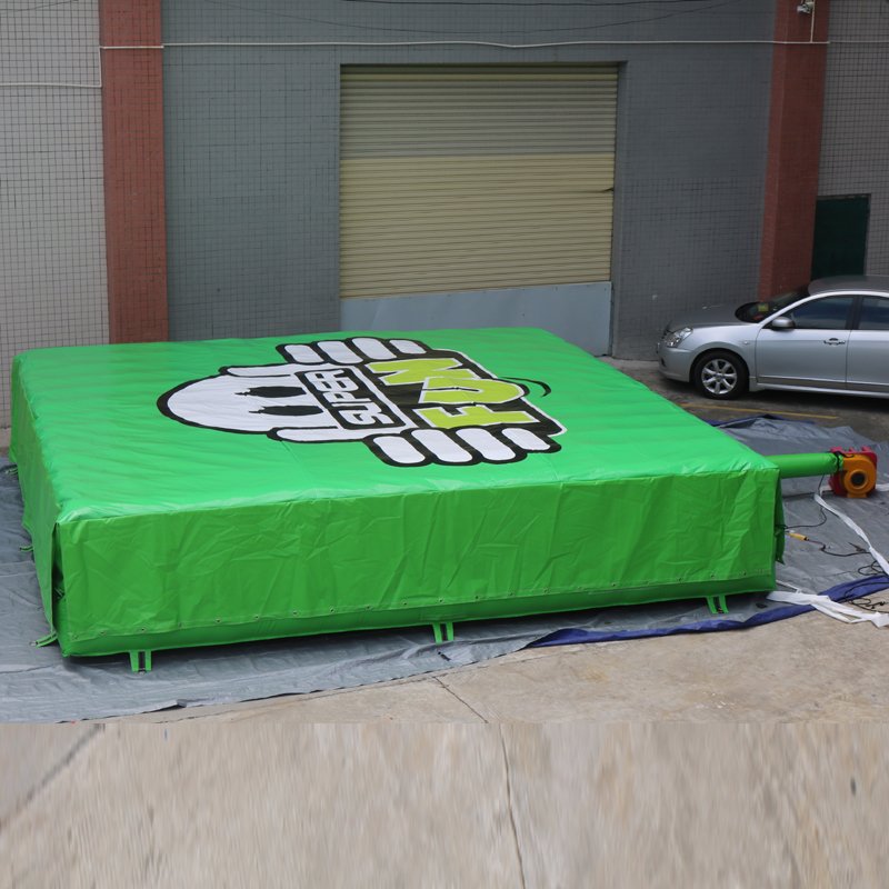 Inflatable Airbag Stunts With Pillow 2