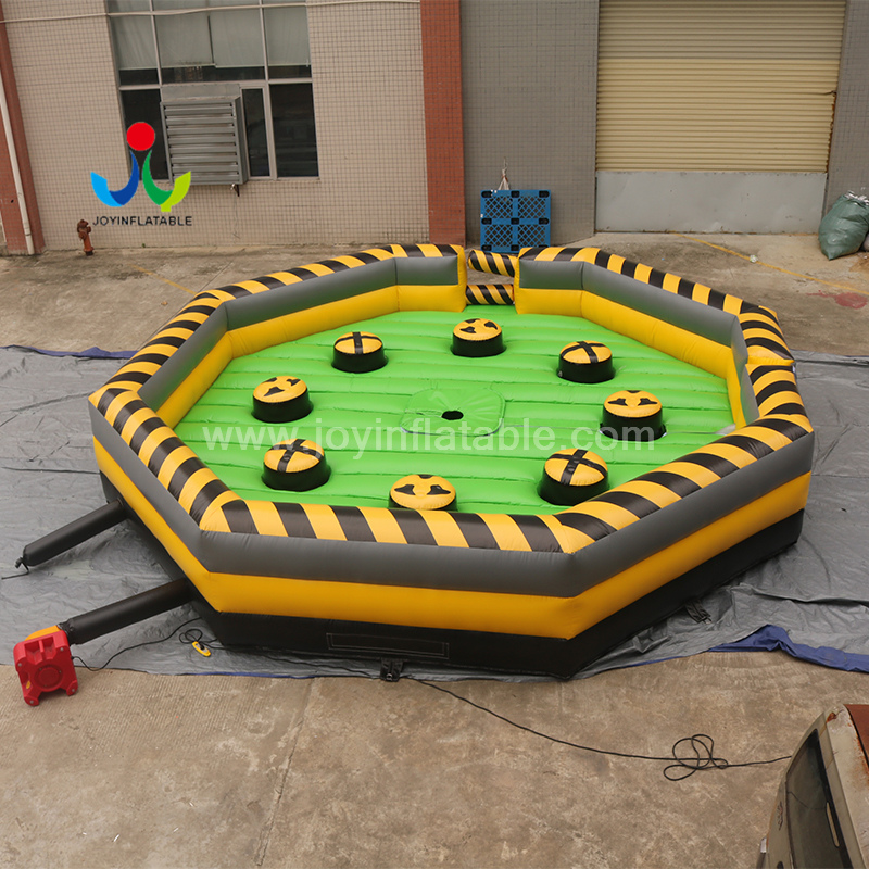 Inflatable Meltdown Game Wipe out Obstacle Course 4