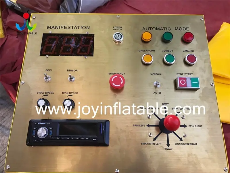 Custom made bull ride inflatable factory price for games 7