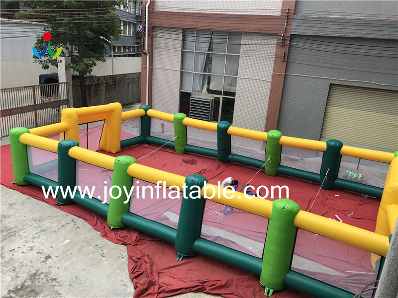 Inflatable Soap Water Soccer Football Field For Sale 8