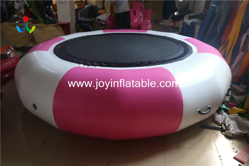 Trampoline Water Bouncer, Inflatable Floating Bungee Trampoline 8