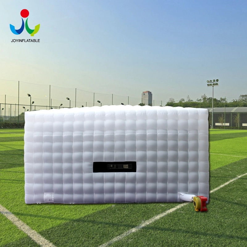 New White Oxford Fabric Inflatable Cube Tent with Ce Blower 1