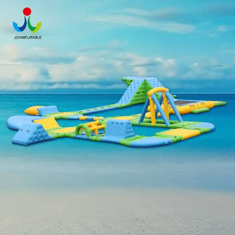 Lake Jumping Inflatable Floating Water Slides 1