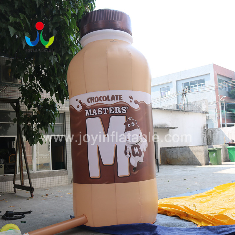 Giant Tall Inflatable Milk Bottle For White Coffee Advertising 3