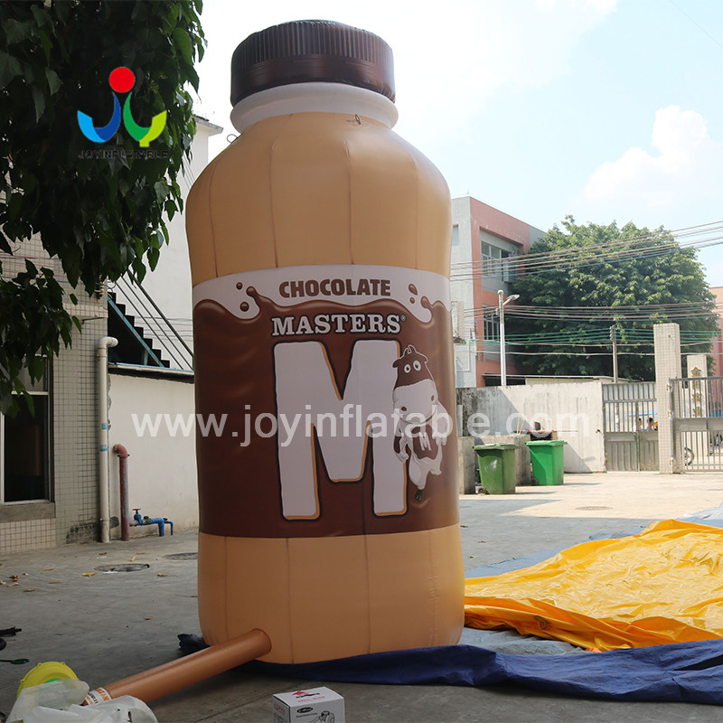 Giant Tall Inflatable Milk Bottle For White Coffee Advertising 4
