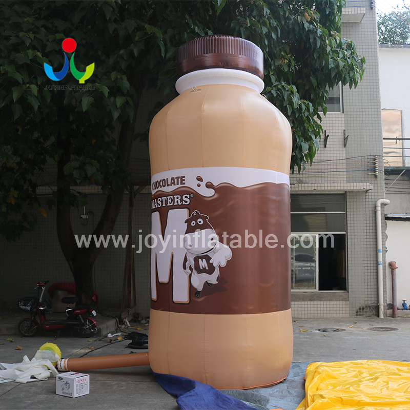 Giant Tall Inflatable Milk Bottle For White Coffee Advertising 2