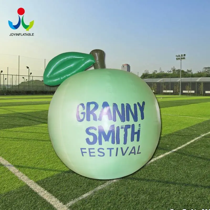 Customized Giant Inflatable Apple Fruit Balloon Model For Advertising 1