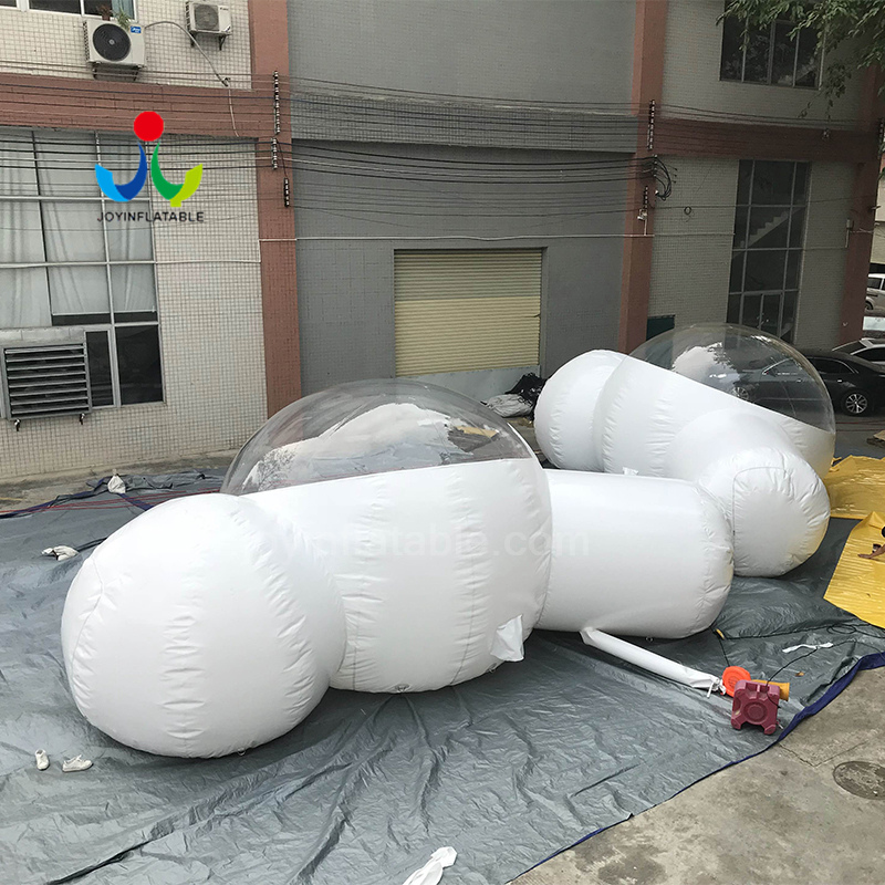 PVC Air Outdoor Dome Camping Tree Luxury Hotel Inflatable Clear Crystal Tent For Sale 2