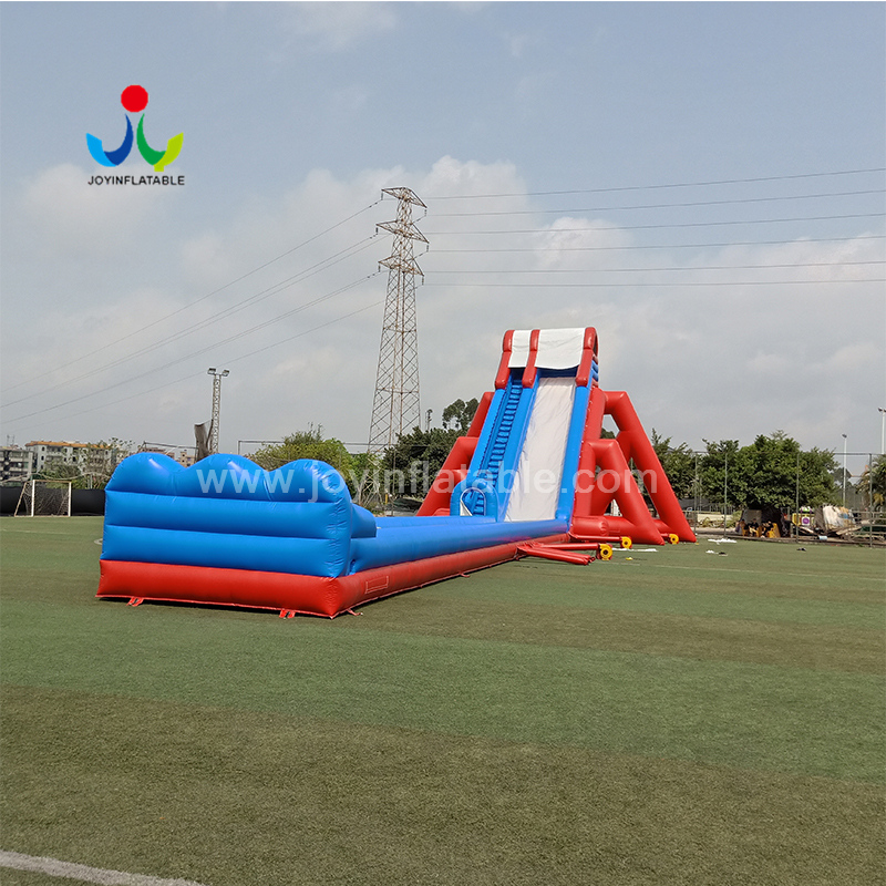 Large Outdoor PVC Commercial Air Long Climbing Slide Inflatable Water Slip And Slide Sale 1
