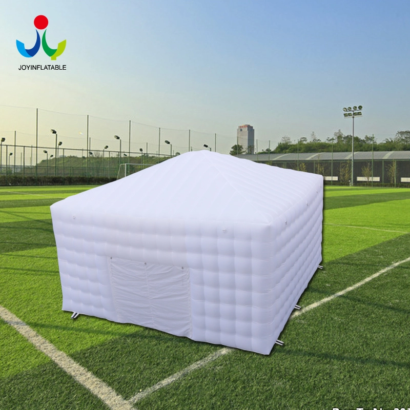 Outdoor White LED Lighting Inflatable Sewing Cube Marquee StructureTent 1