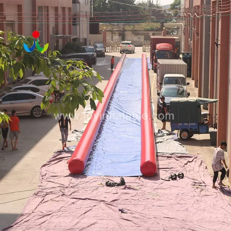 Commercial Outdoor Inflatable Water Slip N City Slide For the Hill 1