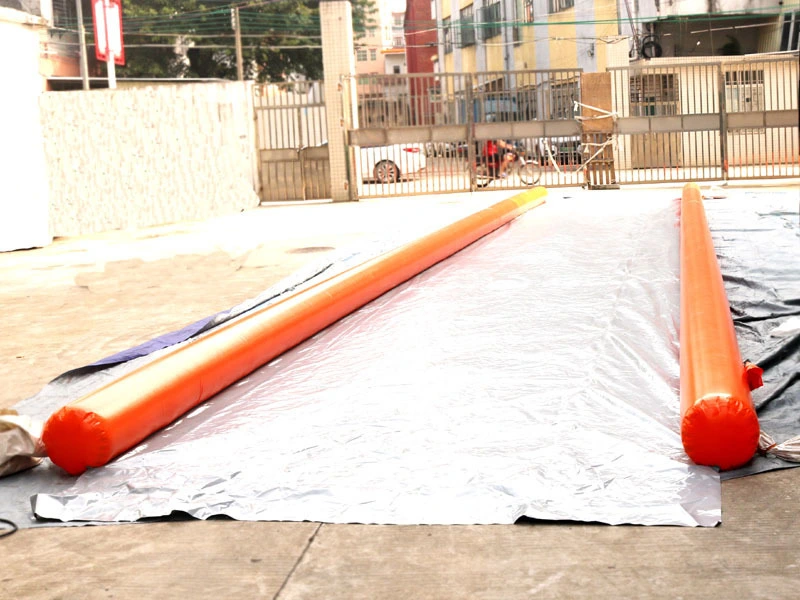 Inflatable Free Fall Inflatable Slip N Fly Water City Slidefor Outdoor Playground 1