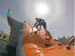 course inflatable water playground design for outdoor 3