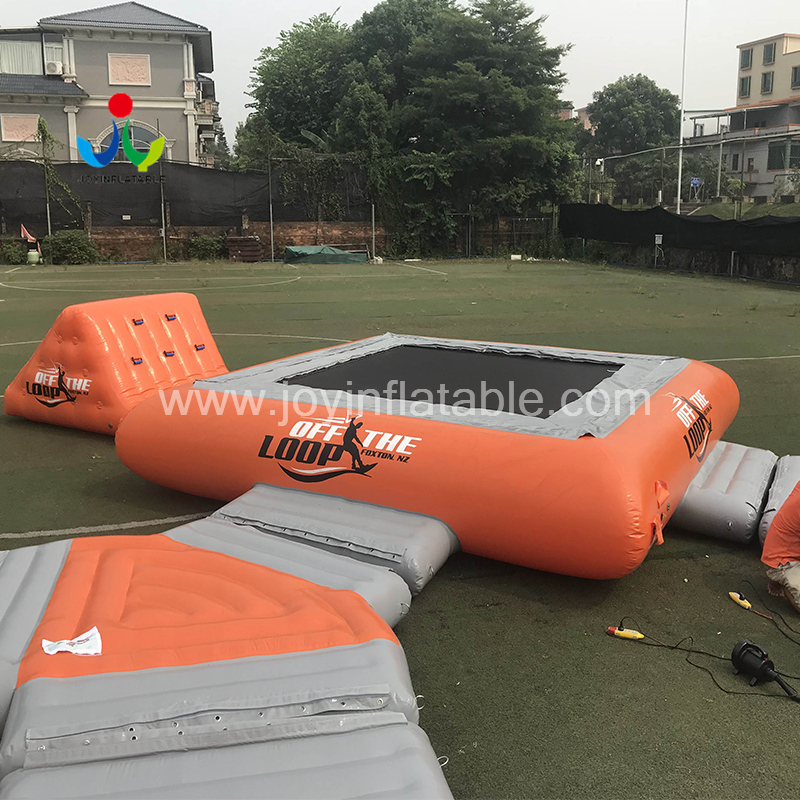 Aqua jump Inflatable Floating  Water Bouncer Sport Trampoline For Sale 4