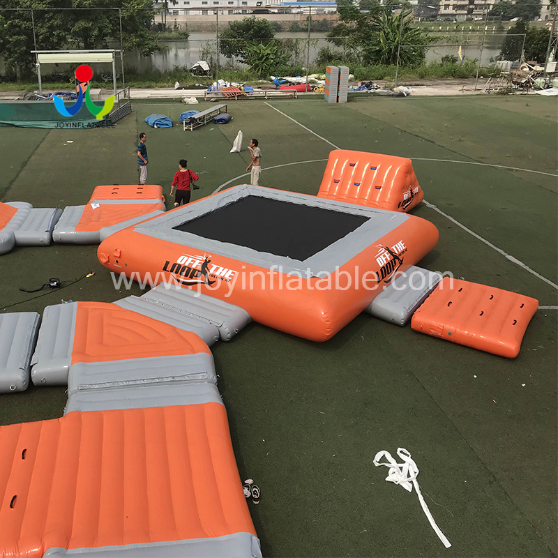 Aqua jump Inflatable Floating  Water Bouncer Sport Trampoline For Sale 8
