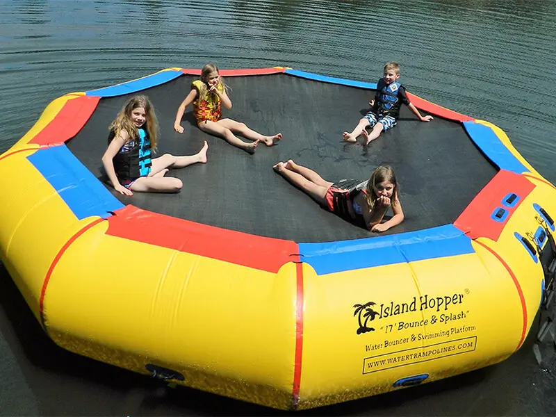 JOY inflatable action inflatable water park for lake for outdoor 4