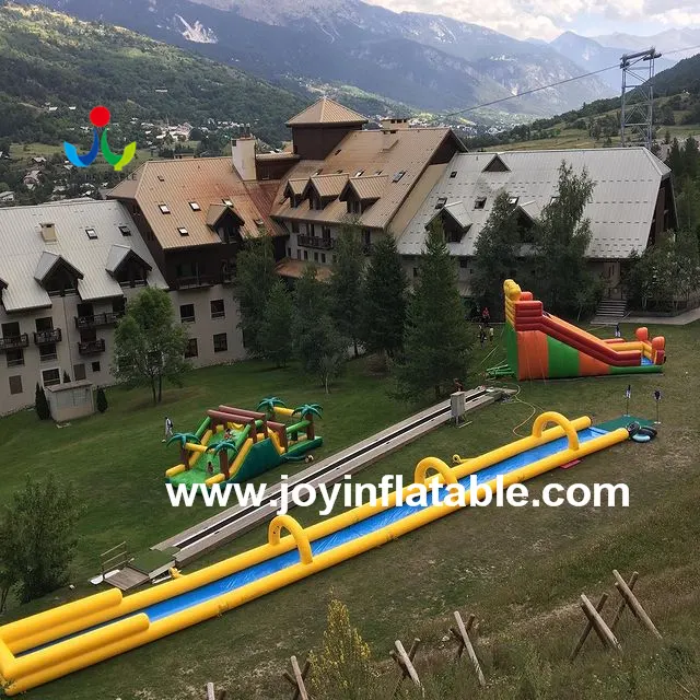JOY inflatable inflatable slip and slide manufacturer for outdoor 4