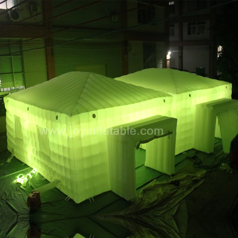 Joyinflatable Outdoor Movable White Large Inflatable Wedding Party Tent with LED lights 1