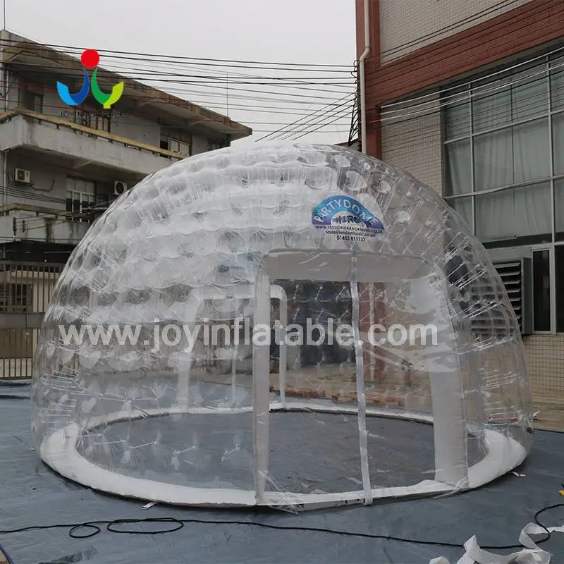 Customized logo Inflatable Clear Igloo House With Two Entrance 1